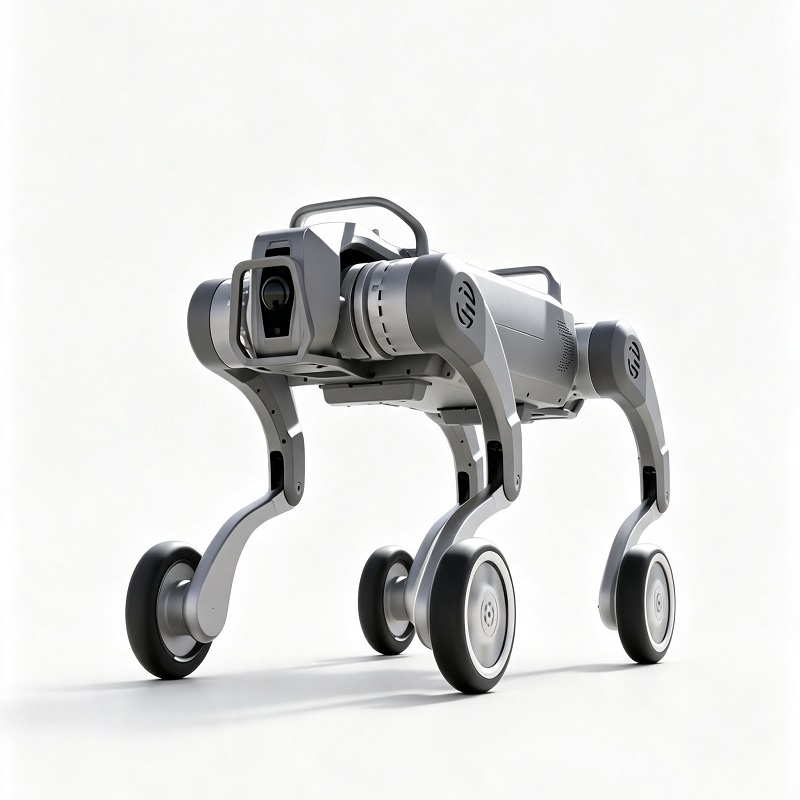 Duk Karen Robot Mai Kafa Quadruped Ƙafafun Ƙasa