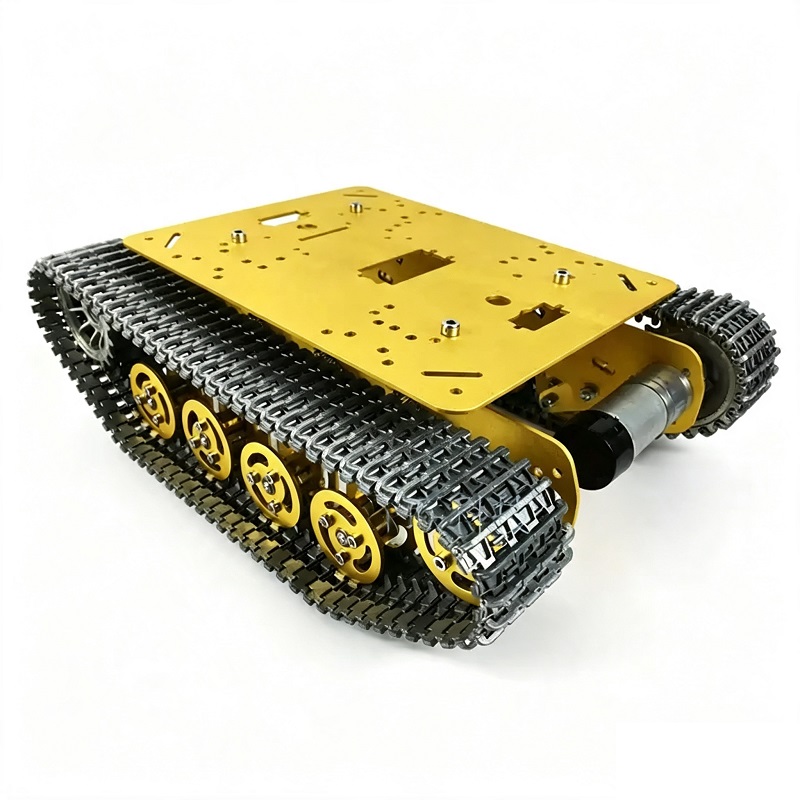 Cikakkun Karfe Shock-Tsarin Robot Chassis